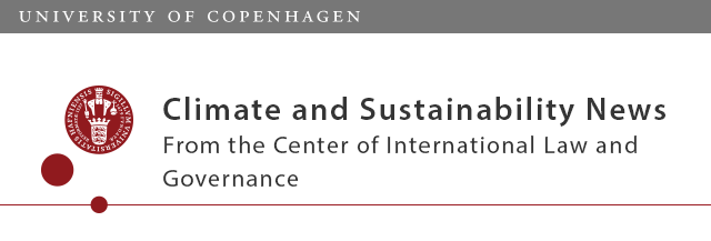 UCPH Newsletter: Climate Law Newsletter