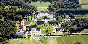 Luftfoto af Ledreborg Slot